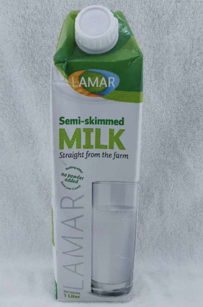 Lamar Semi-skimmed Milk 1L