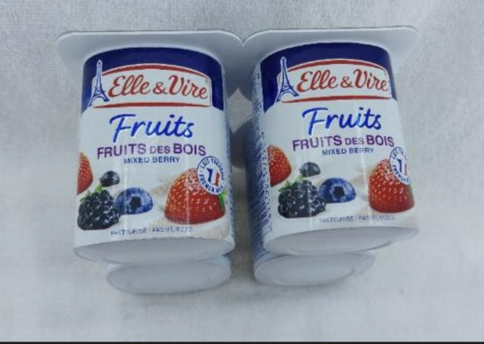 Elle & Vire Yogurt Mixed Berry 4 x 125 gr