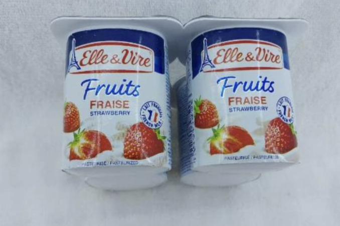 Elle & Vire Yogurt Strawberry4 x 125 gr