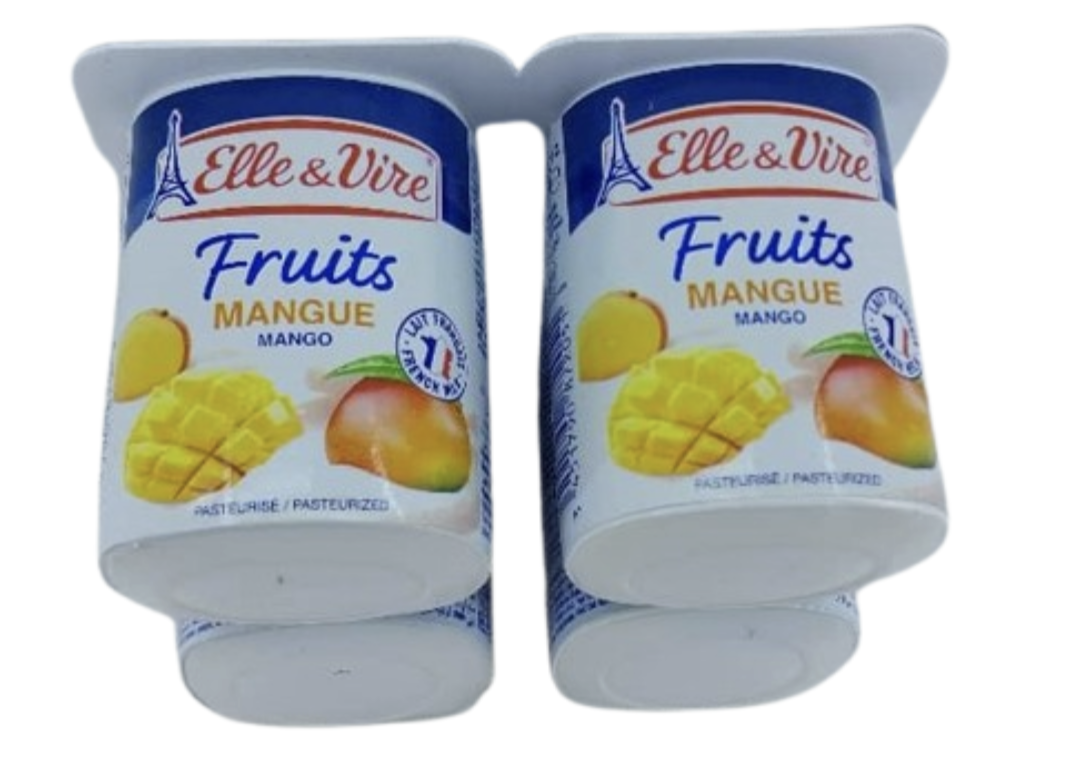 Elle & Vire Yogurt Mango 4x 125 gr
