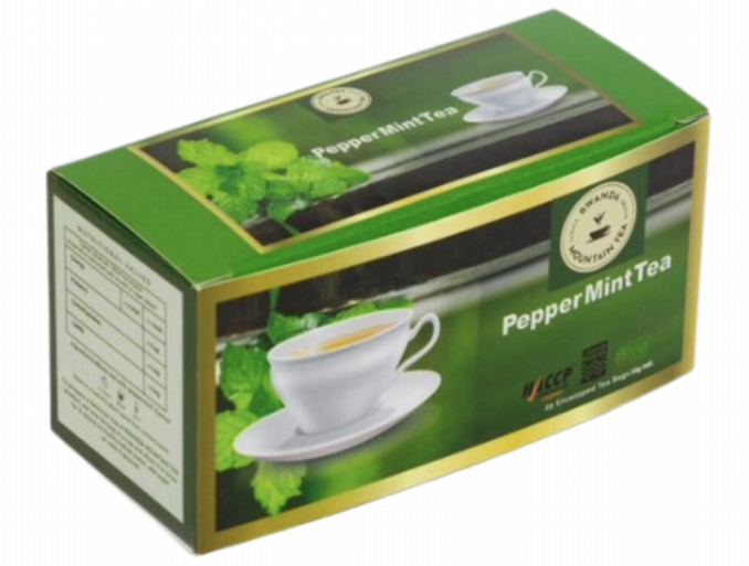 Peppermint Rwanda Mountain Tea 25 Enveloped teabags