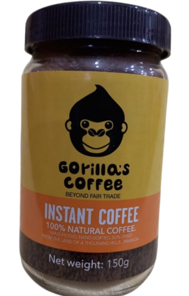 Gorilla's Coffee instant coffee 150gr 100% NATURAL COFFEE