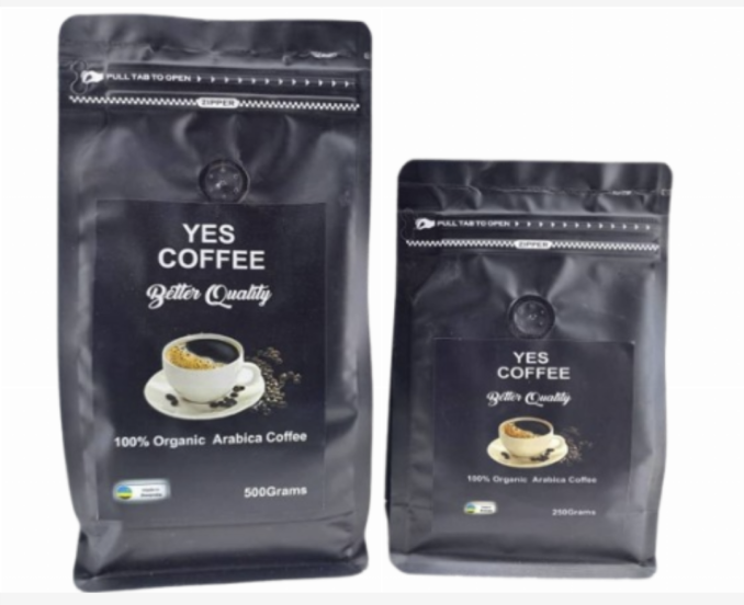 YES COFFEE Ground Better Quality 100% Organic Arabica Coffee 500gr
