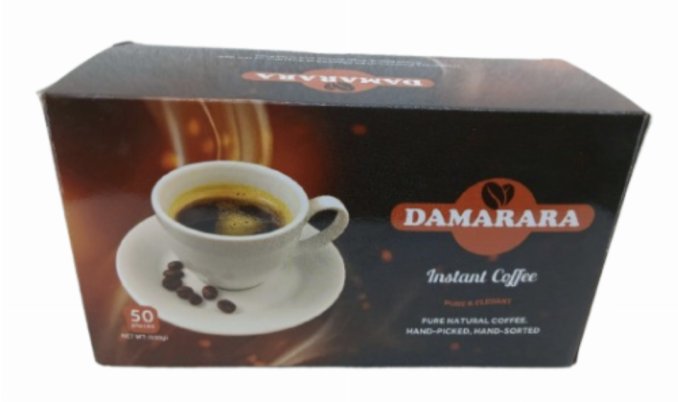 Damarara Instant Pure Natural Coffee 50pcs 100gr