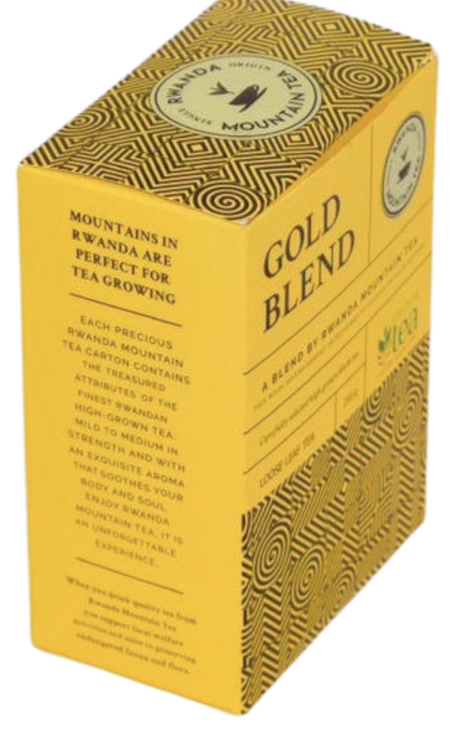 Gold Blend tea 50 tea bags 100gr Rwanda mountain tea