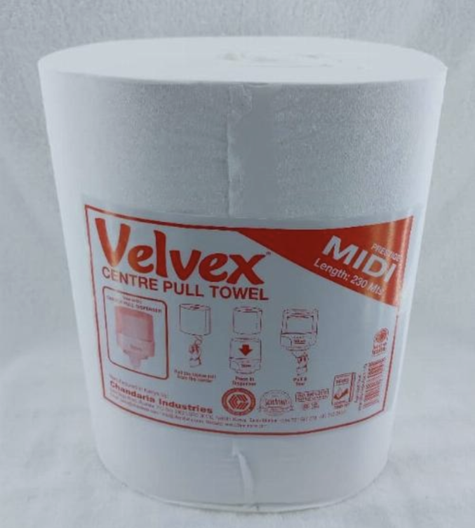 Velvex Centre Pull Towel