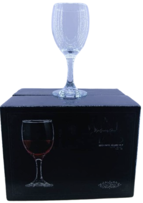 EXQUISITE Glas Cup 6pcs