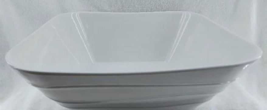 Squared White Bowl