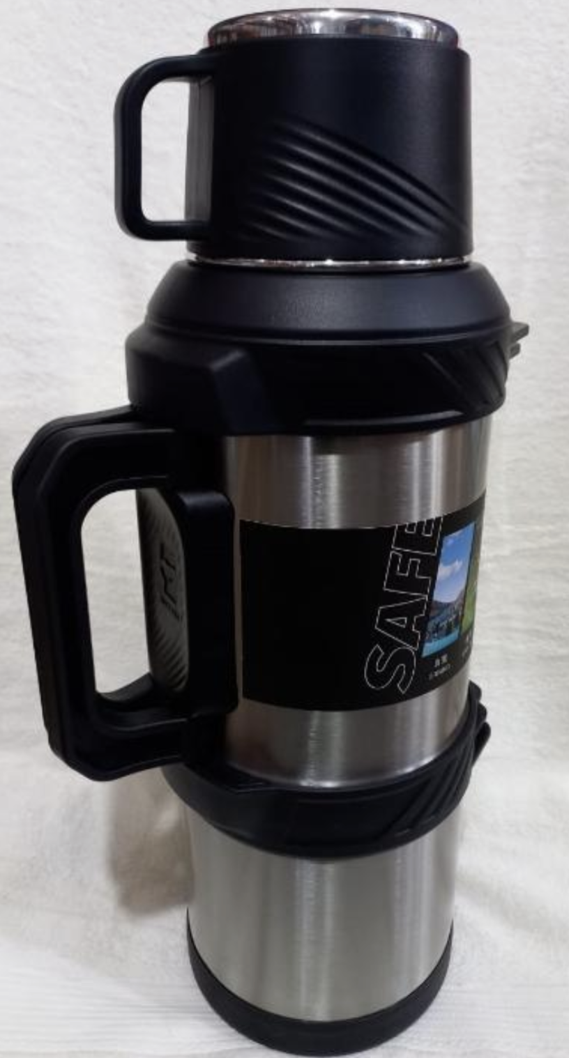 SAFE HRS COOL HRS HOT FLASK 3600ml BLACK