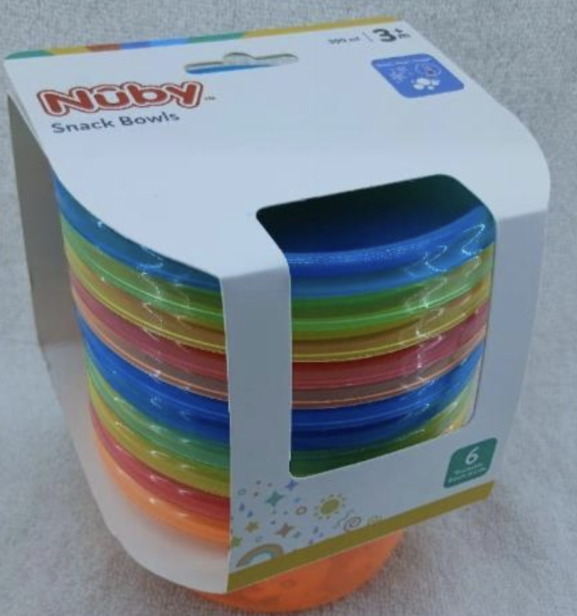 Nûby Snack Bowls 3m+ 30Oml 6pcs