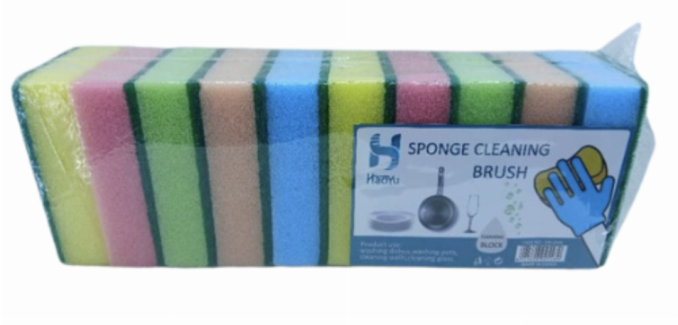 H Sponge Cleaning Brush 10pcs