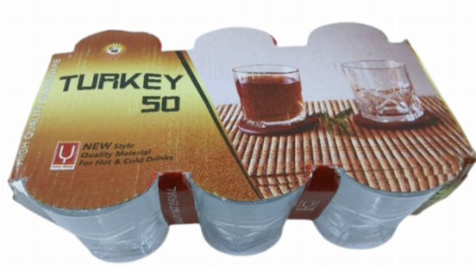Turkey 50 Gold Glass for Hot & Cold Drink