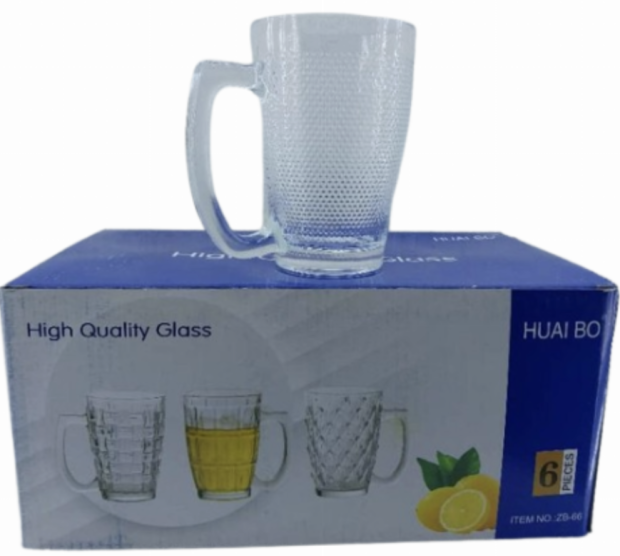 HUAI BO Glass Set of 6pcs