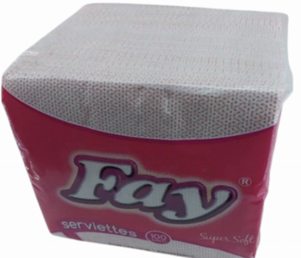 Fay super soft Serviettes 100sheets Pink