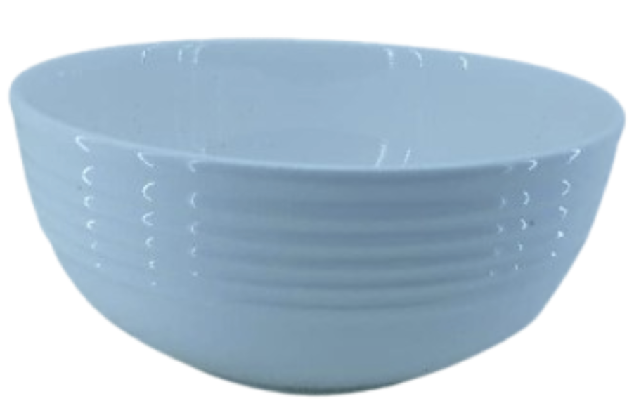 Six lined ceramic bowl