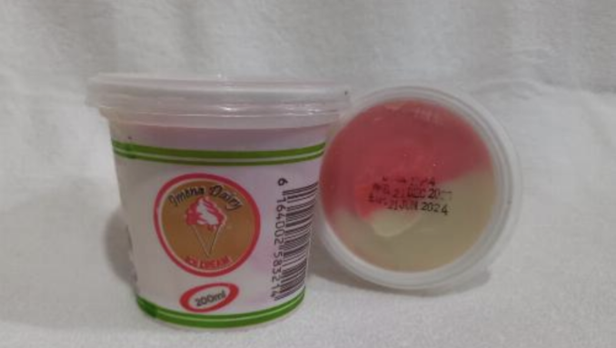 Imena Strawberry Vanilla lce Cream