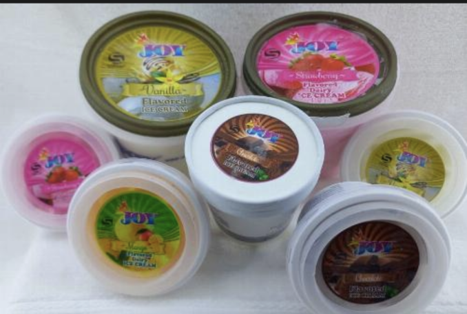 Joy Vanilla Flavored Dairy lce Cream 100ml