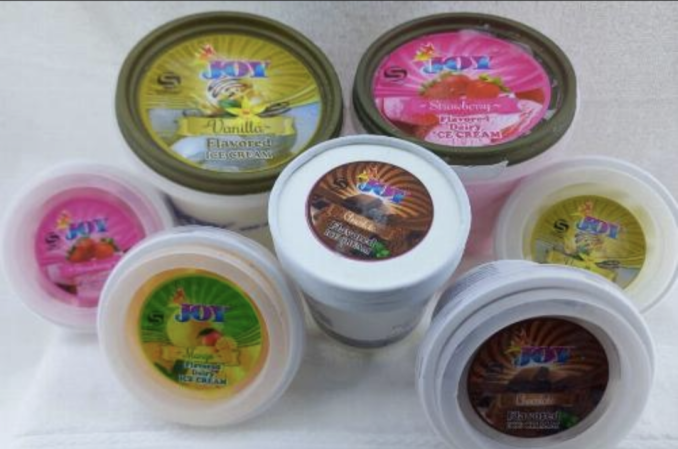 Joy Strawberry Flavored Dairy lce Cream 100ml