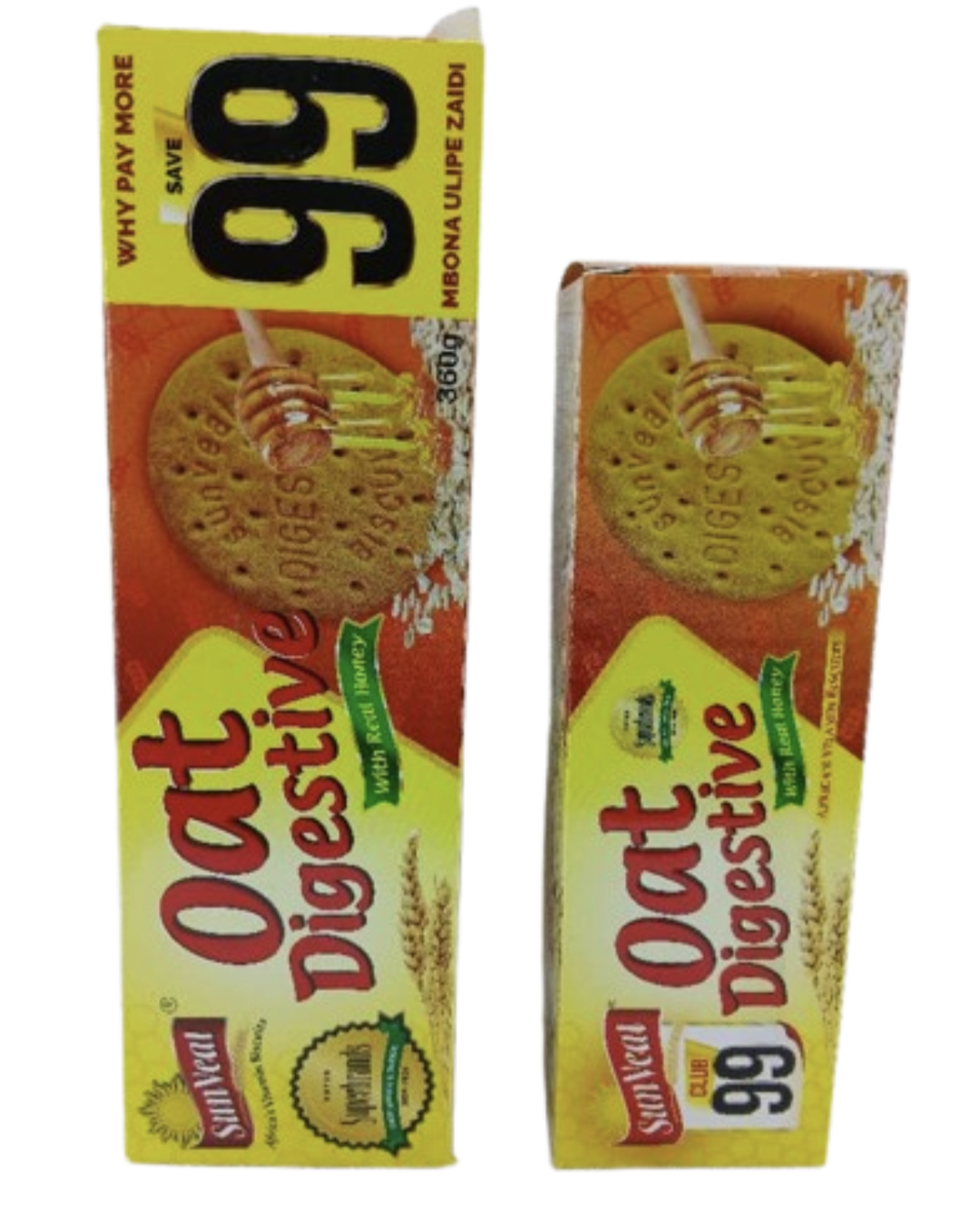 SunVeat Oat Digestive with Real Honey 360gr