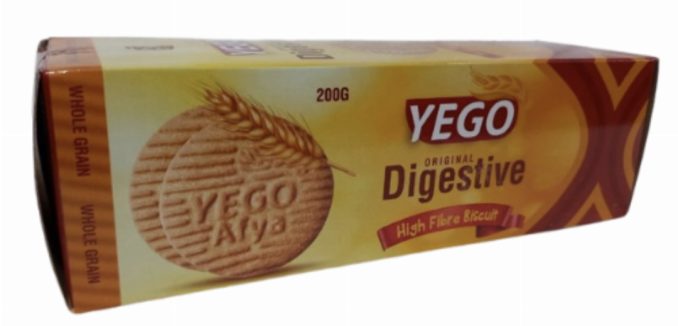 YEGO Original Digestive High Fibre Biscuits 200gr
