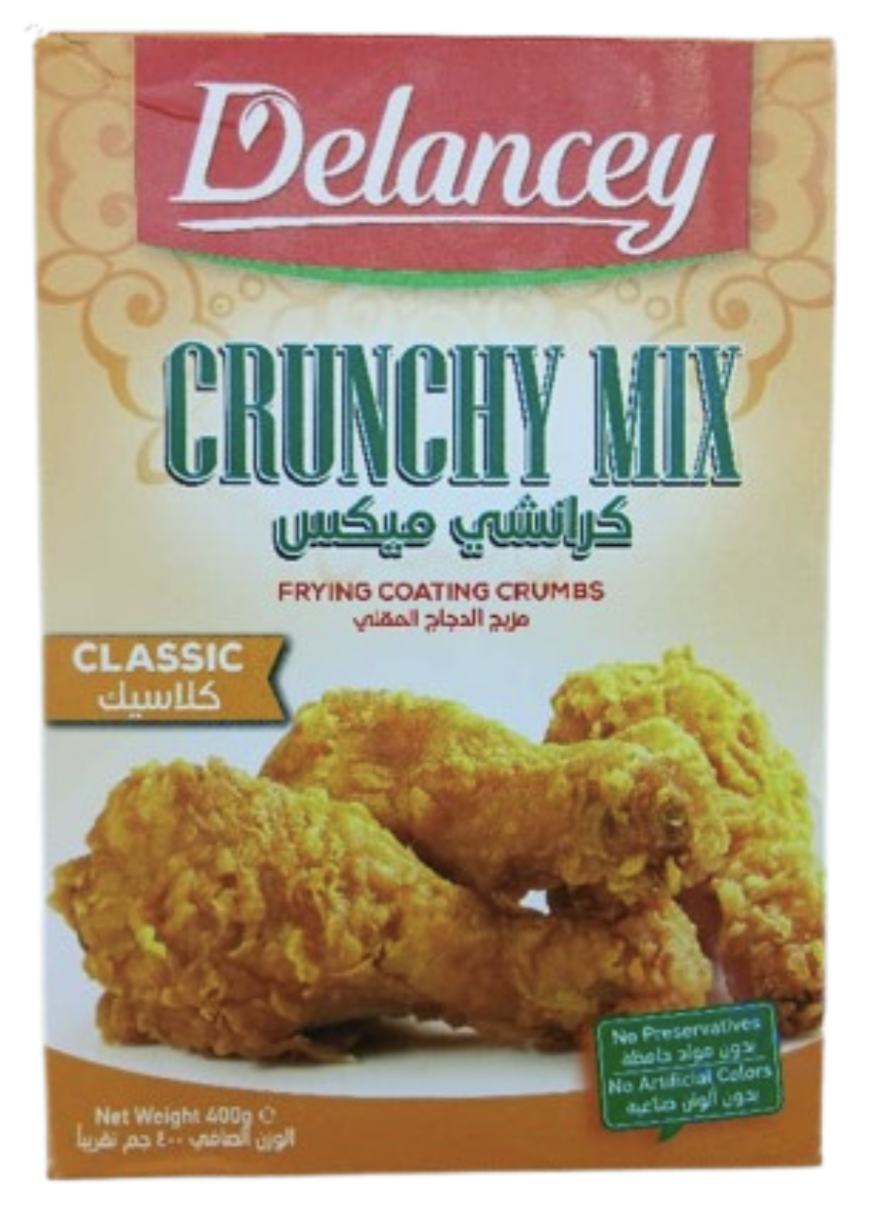 Delancey Crunchy Mix Frying Coating Crumbs Classic 400gr