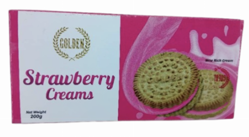 Golden Strawberry Creams 200gr