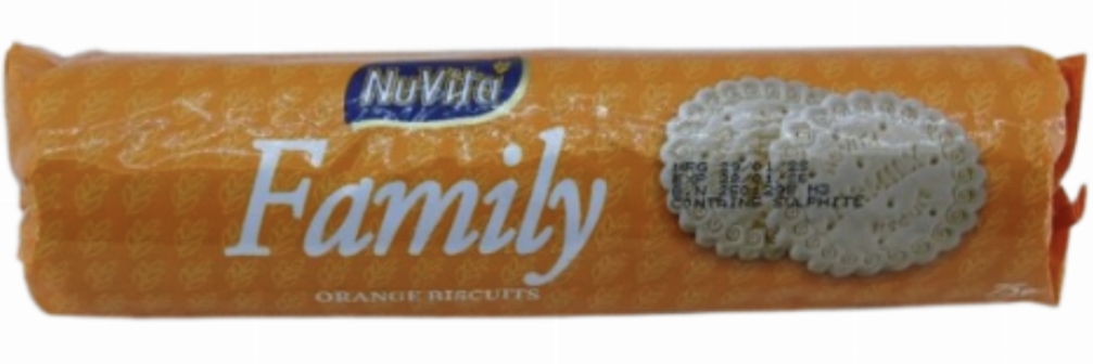 NuVita Family Orange Biscuits 75gr