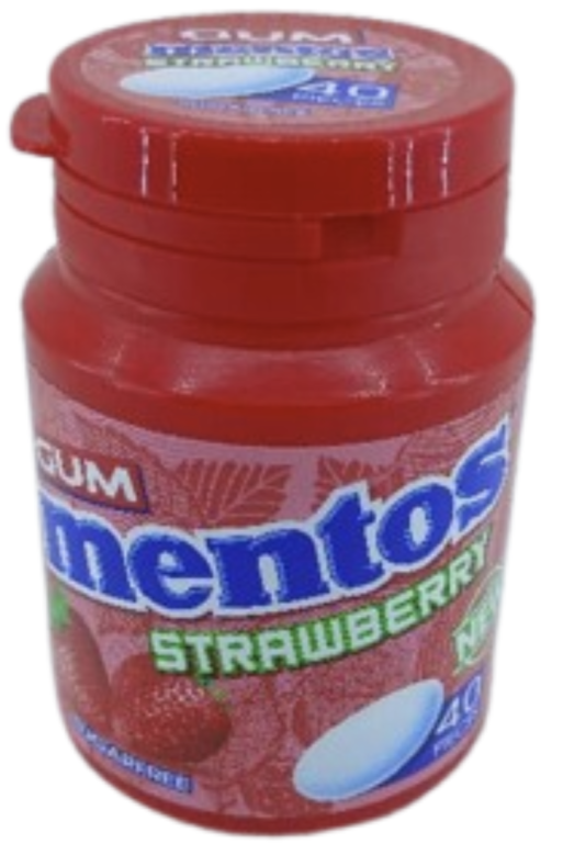 Mentos strawberry New 40pcs