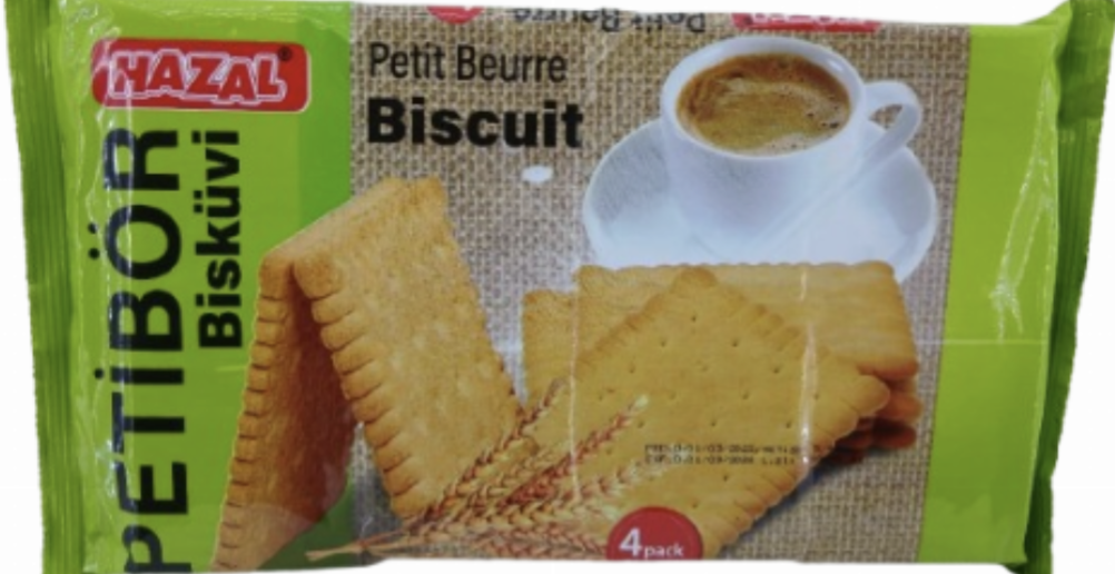 Hazal Petit Beurre Biscuits 4Pack Biscuits 300gr