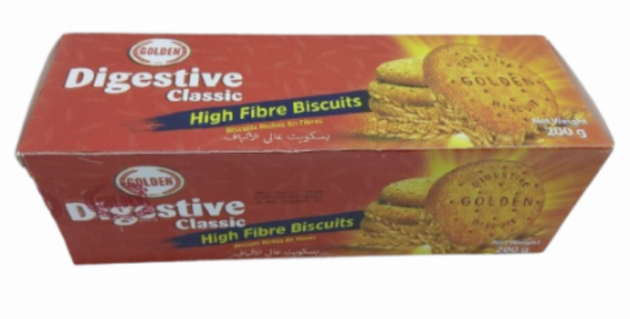 Golden Digestive Classic High Fibre Biscuits 200gr