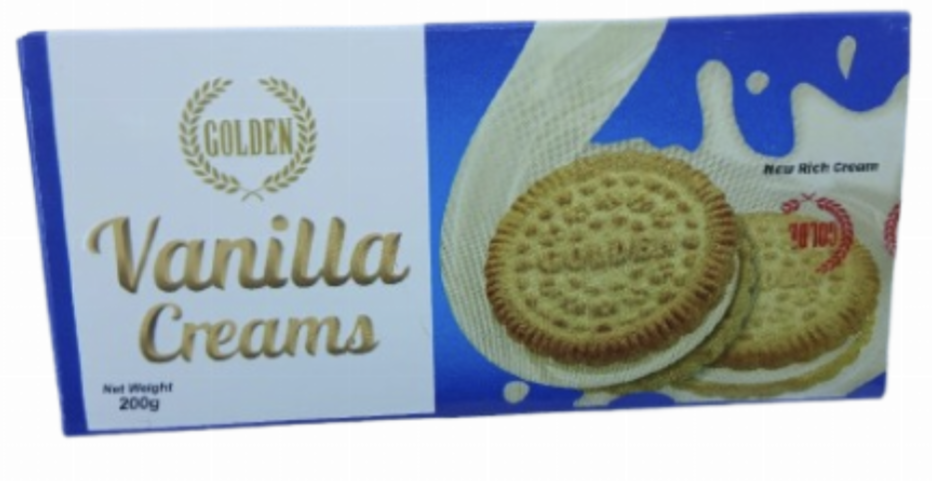 Golden Vanilla Creams 200gr
