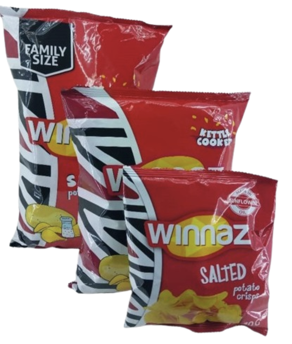 Winnaz Salted Potato Crisps 225gr
