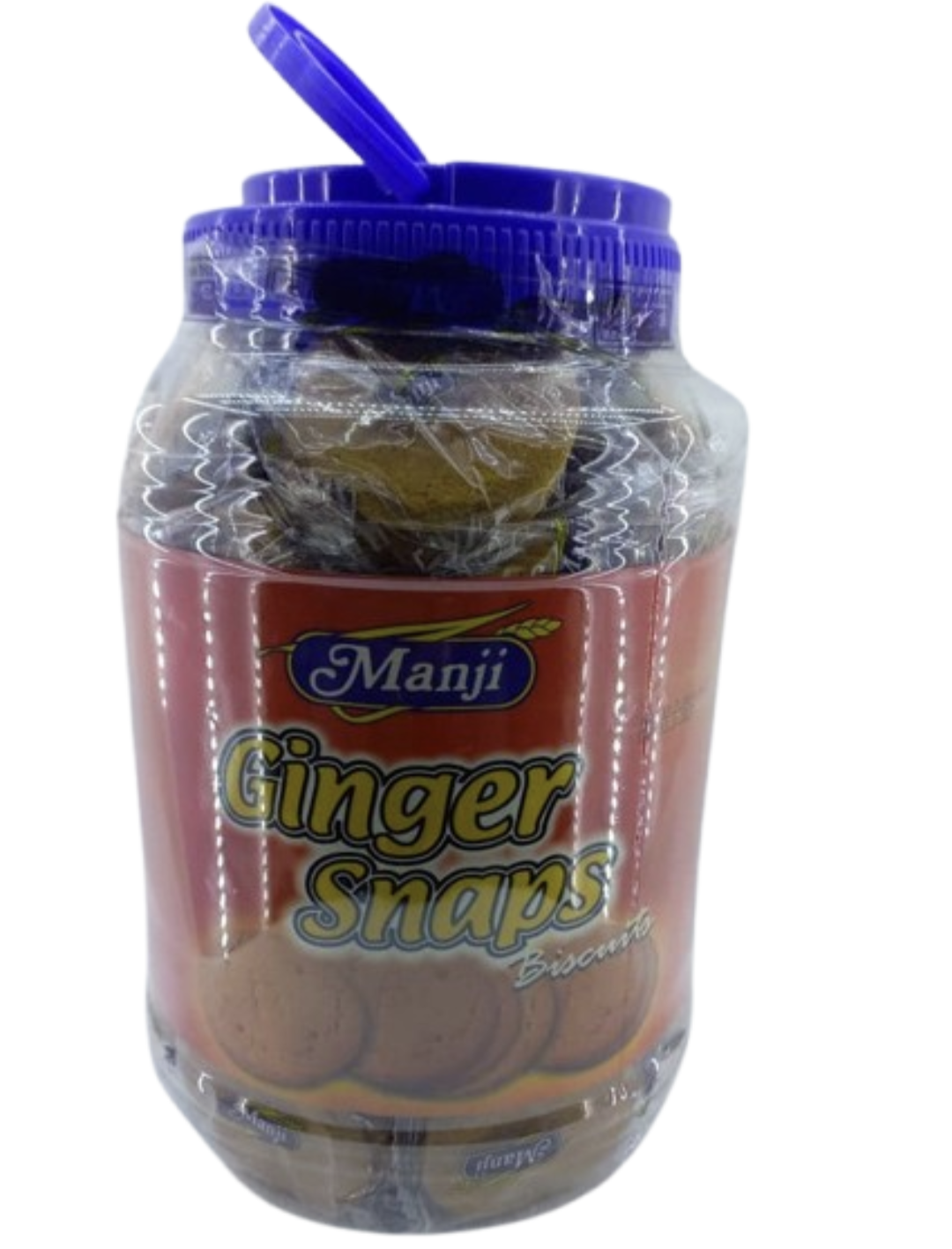 Manji Ginger snaps biscuits 1kg Jar pack