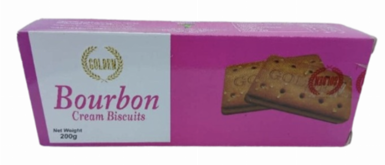 Golden Bourbon Cream Biscuits 20Ogr