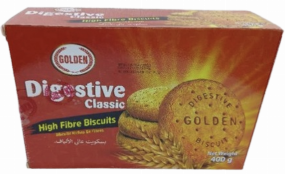 Golden Digestive Classic High Fibre Biscuits 400gr