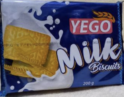 YEGO Milk Biscuits 200gr