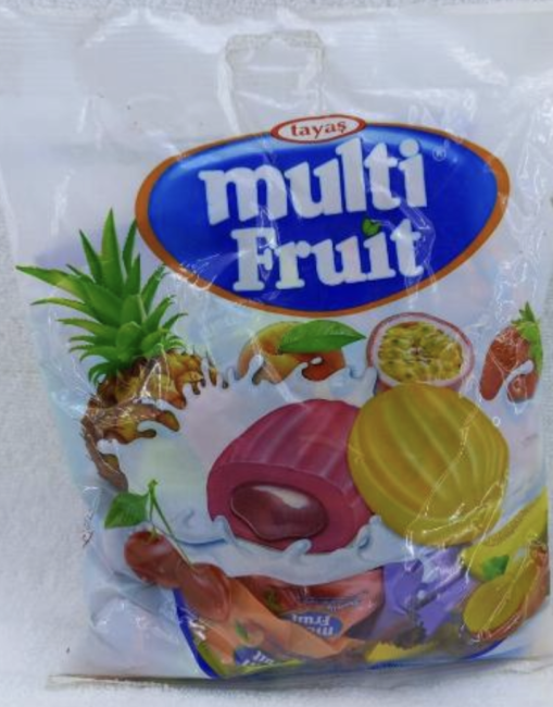 Tayas Multi Fruit Candy 300gr 60pcs