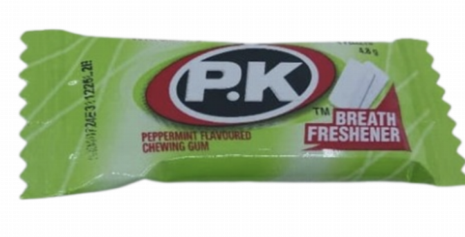 P.K Peppermint Flavoured Chewing Gum 4pellets