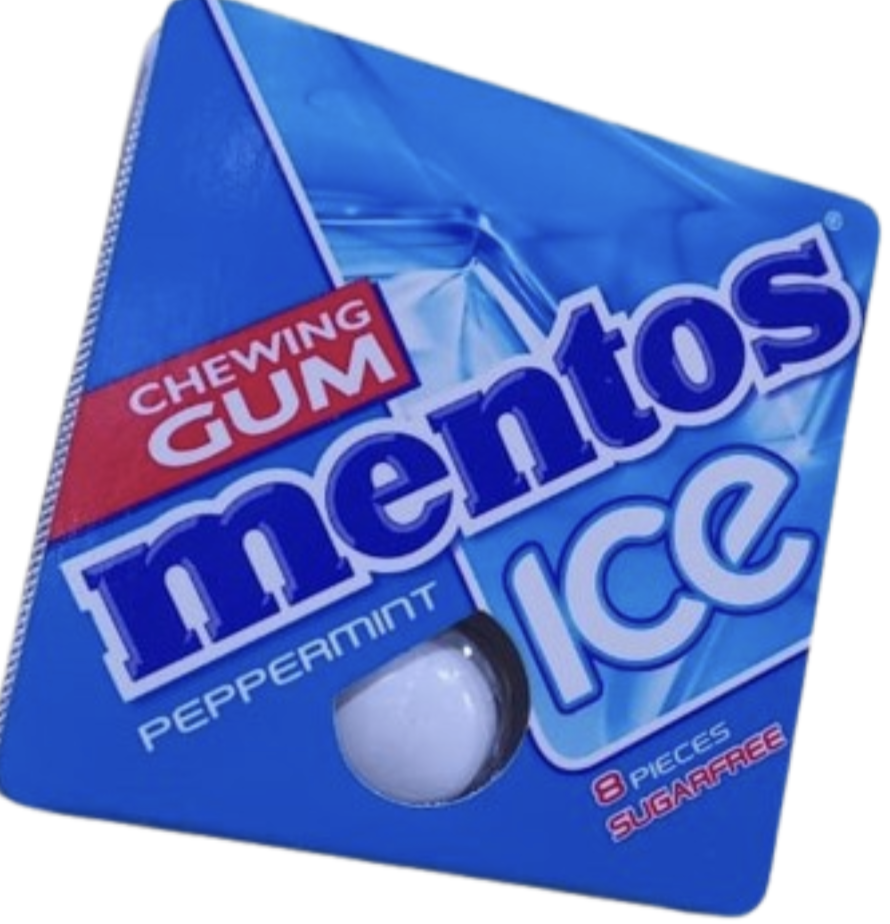 Mentos Peppermint Chewing Gum 8pcs*11.44g
