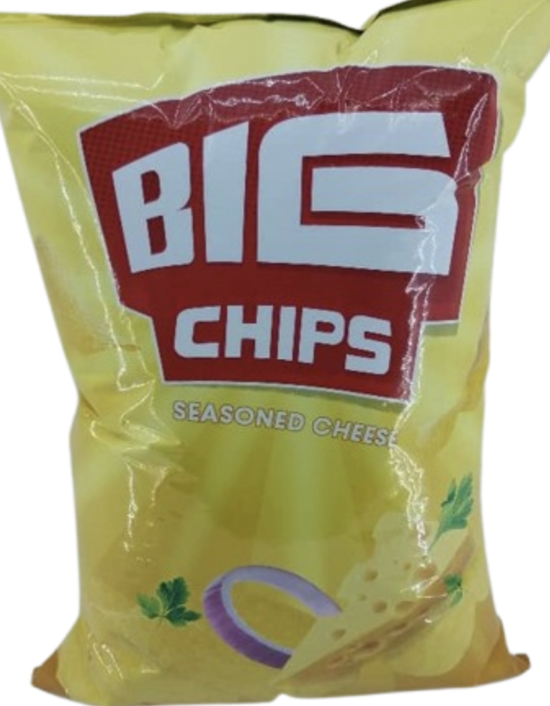 Big chips seasoned cheese 115gr