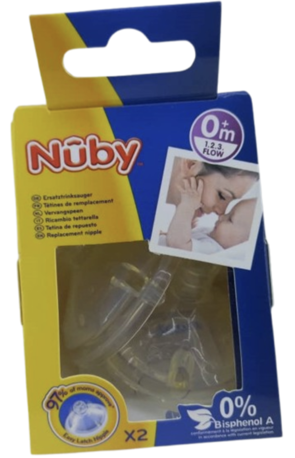 Nûby Replacement nipple (Tétines de remplacement) Om+