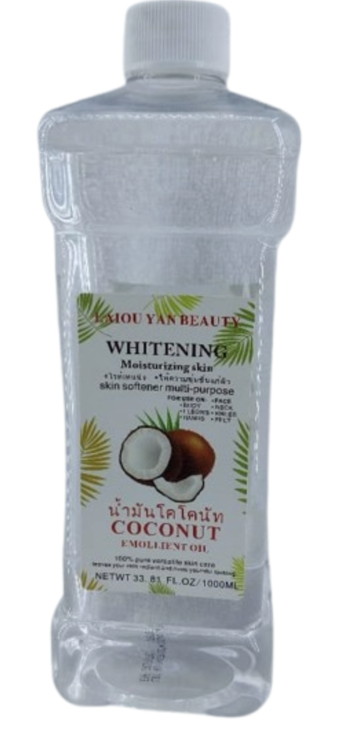 LAIOU YAN BEAUTY WHITENING Moisturizing skin COCONUT EMOLLIENT OIL...