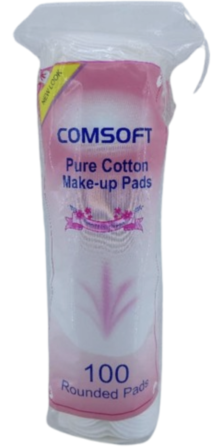 COMSOFT Pure Cotton Make-up Pads 100