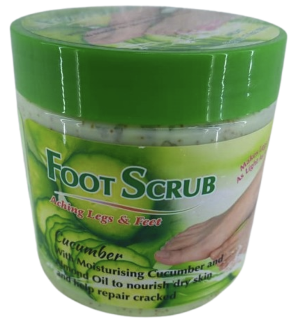 Foot Scrub Aching Legs & Feet Cucumber 500ml
