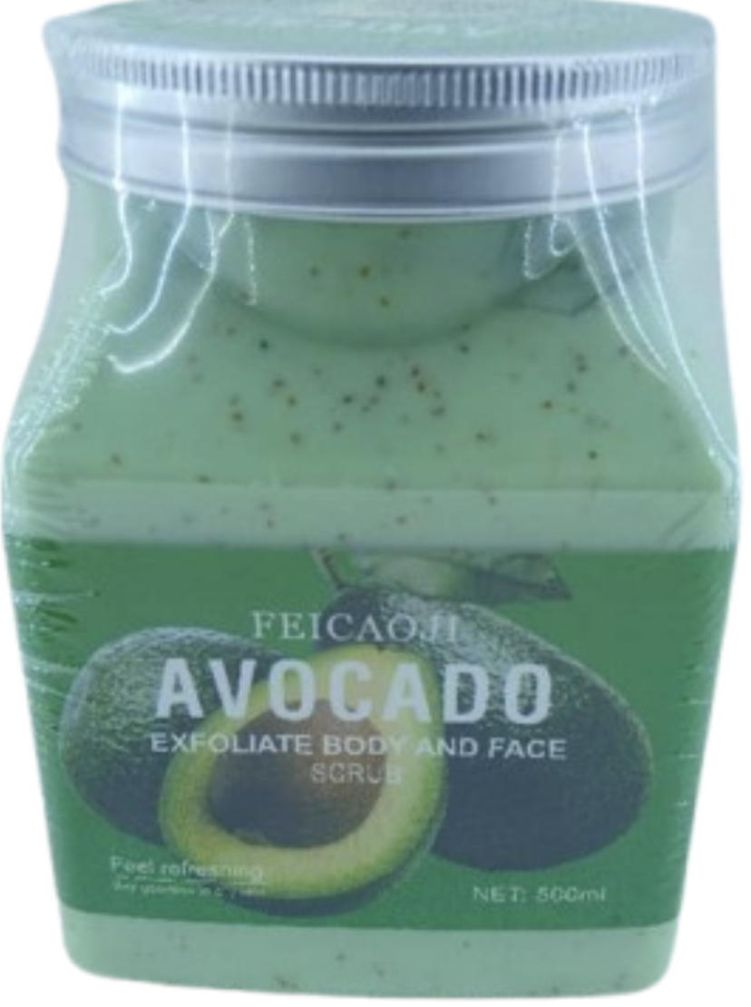 FEICAOJIl Avocado Exfoliate Body and Face Scrub 500ml