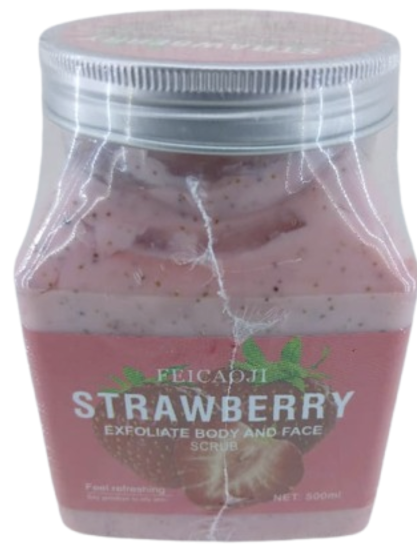 FEICAOJI Strwberry Exfoliate Body and Face Scrub 50Oml