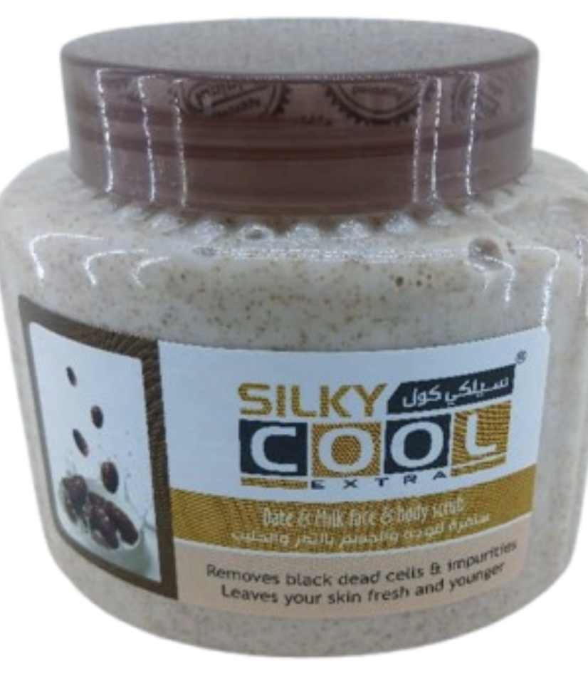 Silky Cool Dates & Milk Face & Body Scrub 500ml