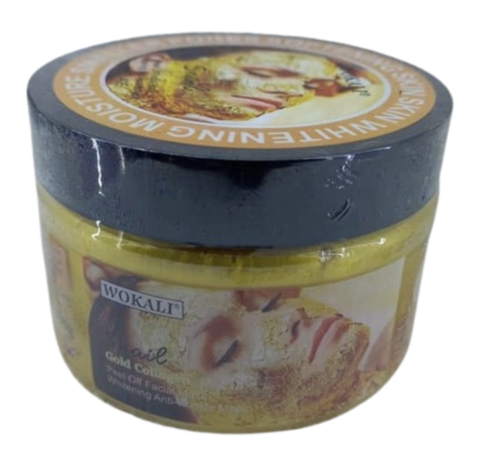 WOKALI Snail Gold Collagen Peel Off Mask Whitening Anti-Wrinkle Mask 300gr