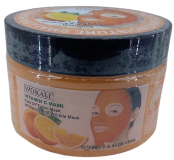 WOKALI Vitamin C Mask Peel Off Mask Whitening Anti-Wrinkle Mask VITAMINC&...