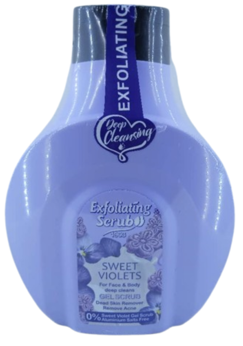 Fruit of the Wokali Exfoliating Gel Scrub Sweet Violets 500ml